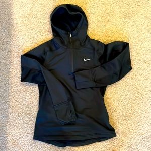 Nike hooded polar fleece  lined hooded quarter zip